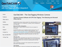 Tablet Screenshot of geotabcam.com